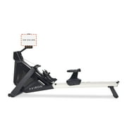 Aviron StrongGo Rowing Machine with iPad Integration Dual Air & Magnetic Resistance Up to 100 lbs | Game-Based Workouts, Compact Storage Design