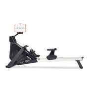Aviron StrongGo Rowing Machine with iPad Integration Dual Air & Magnetic Resistance Up to 100 lbs | Game-Based Workouts, Compact Storage Design