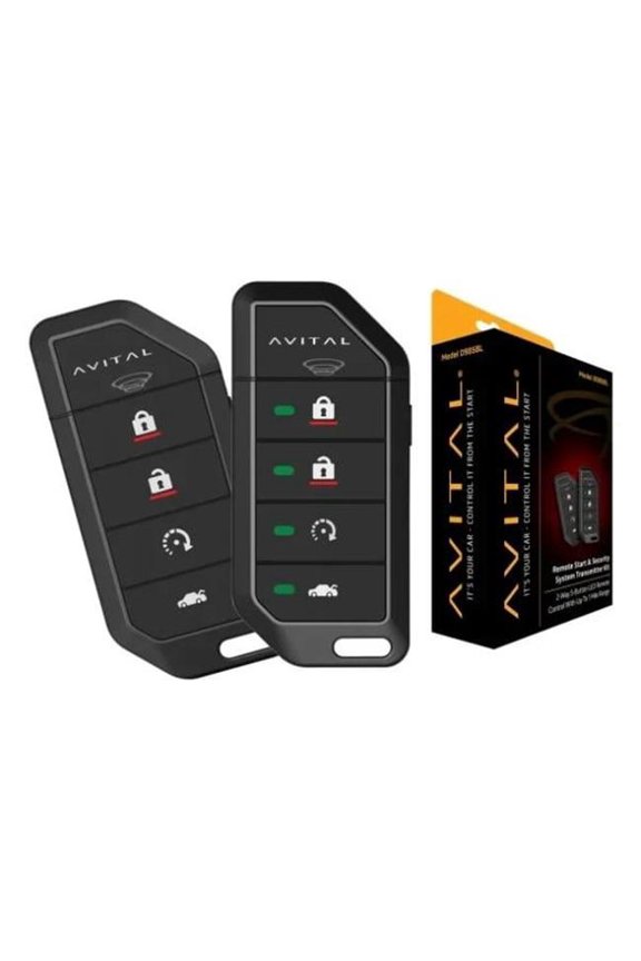 D9858L 2-Way Replacement Remote Key Fob for Avital Security Remote Start - DS3-DS4-DB3