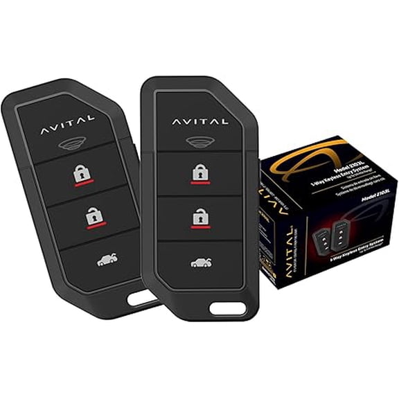 Avital 2103L Keyless Entry System with Two 4-Button Remotes