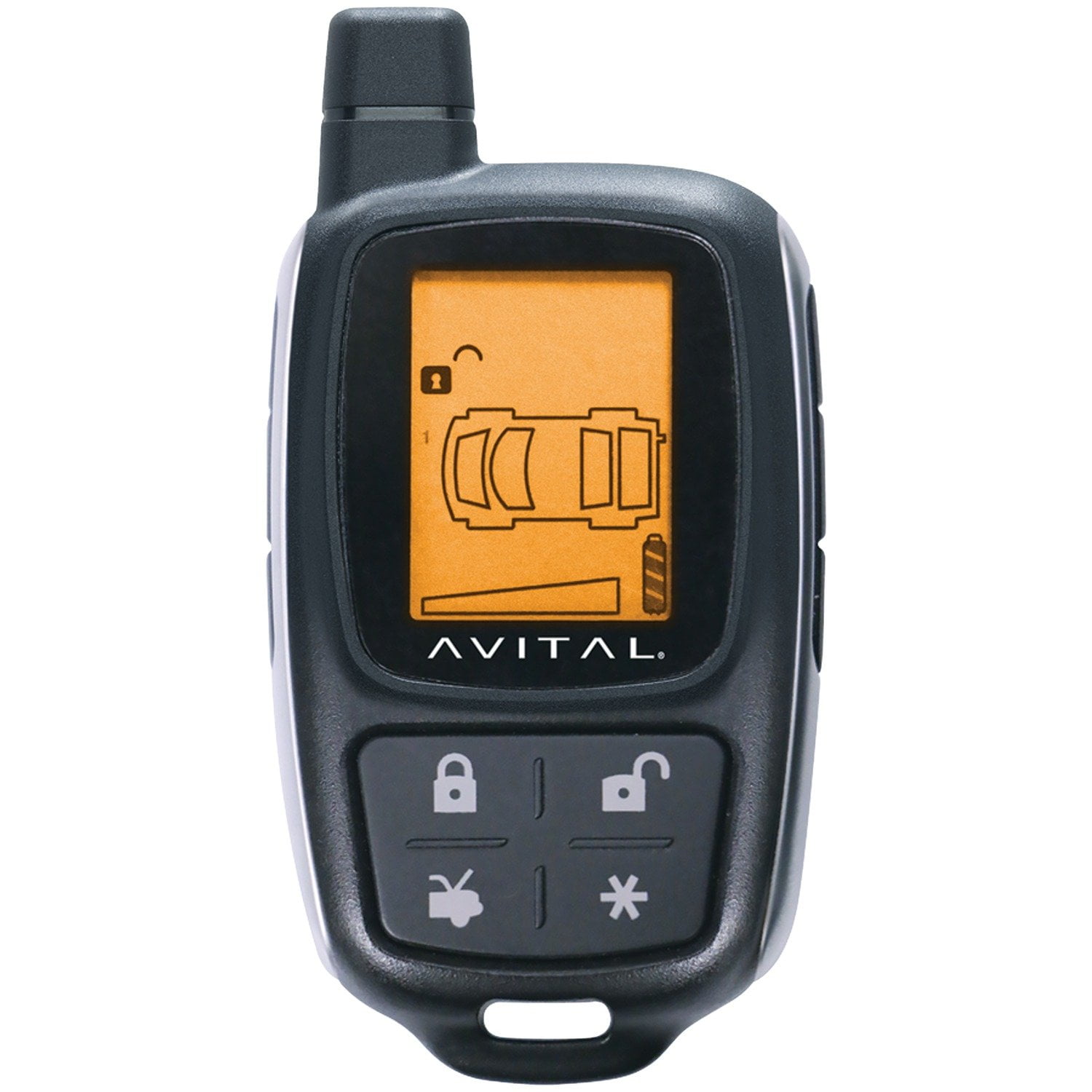 Avital 7345L 2-Way Paging 4-Button LCD Replacement Remote for Select  Avital Car Security Systems