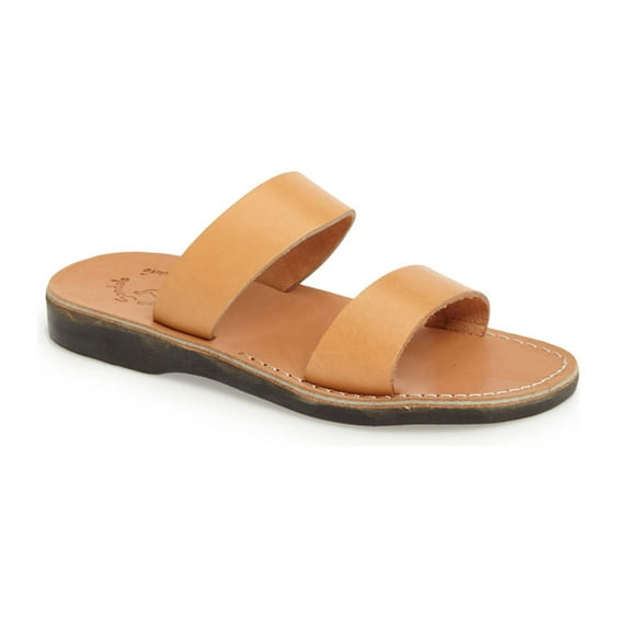 Aviv - Leather Double Strap Sandal - Mens Sandals