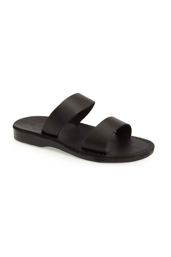 Aviv - Leather Wide Strap Sandal - Womens Sandals