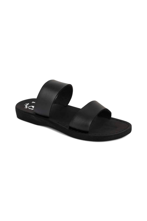 Aviv Vegan - Leather Alternative Sandal | Black