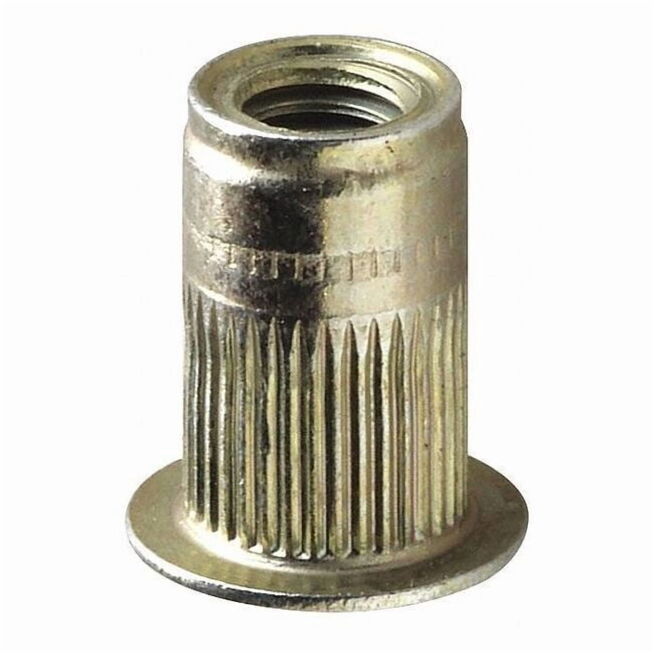 Rivet Nut, 1/2"-13 Thread Size, 0.865 in Flange Dia., 1.45 in L, Steel, 10 PK ALS4T-813-500