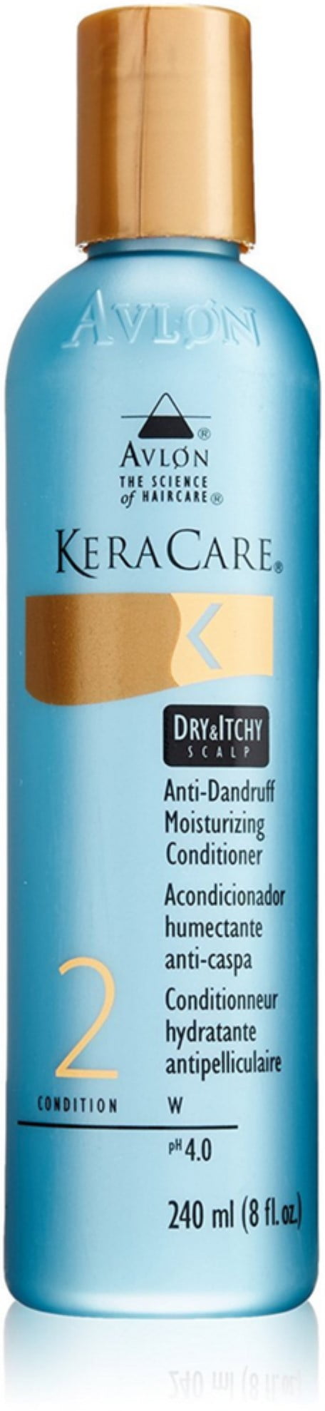 Avlon Kera Care Dry & Itchy Scalp Anti-Dandruff Moisturizing Conditioner 8 oz - (Pack of 2)