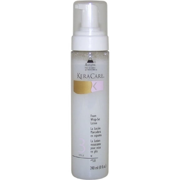 Avlon KeraCare Foam Wrap-Set Lotion 8 oz