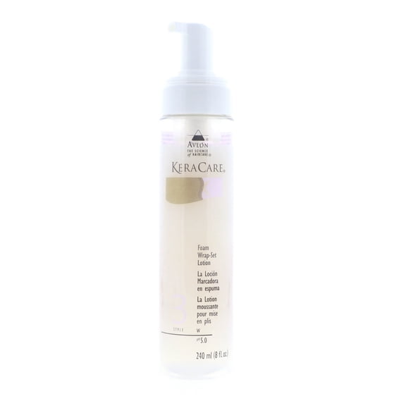 Avlon KeraCare Foam Wrap-Set Lotion, 8 oz