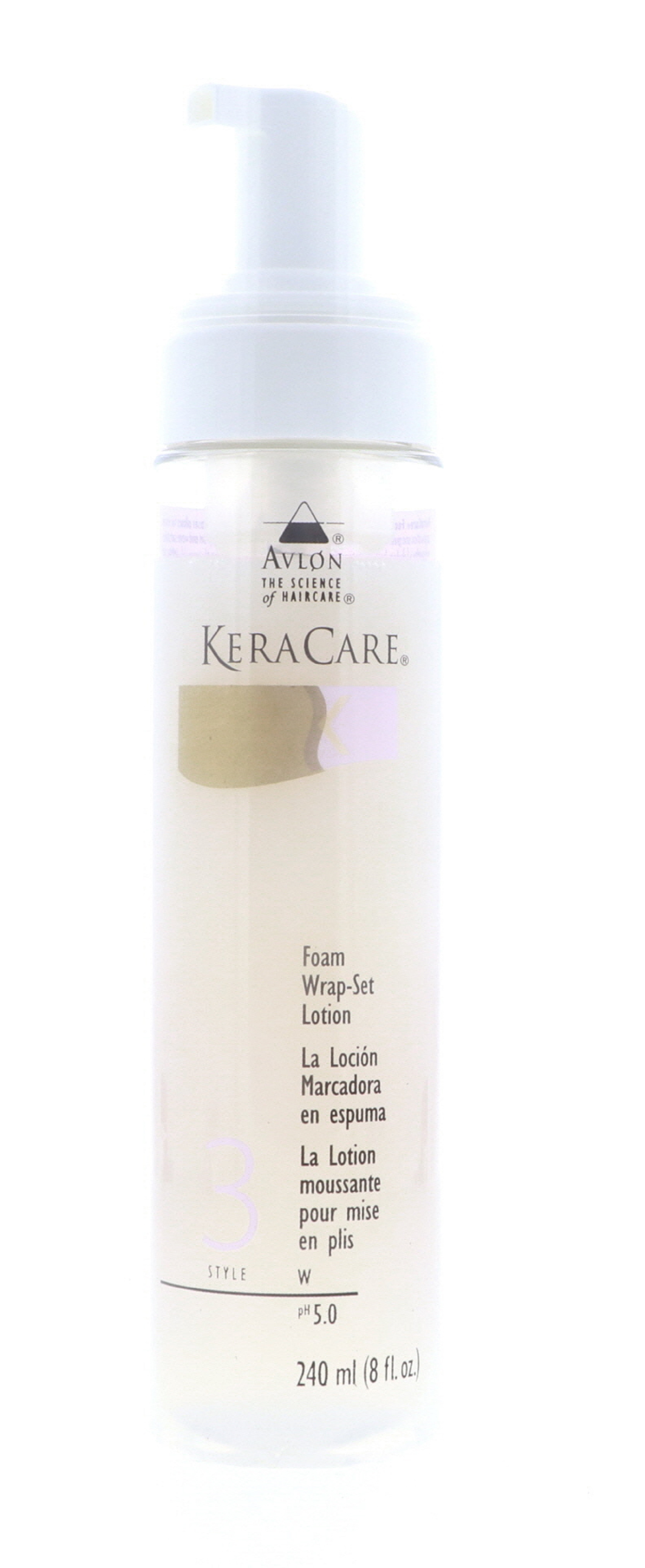 Avlon KeraCare Foam WrapSet Lotion, 8 oz