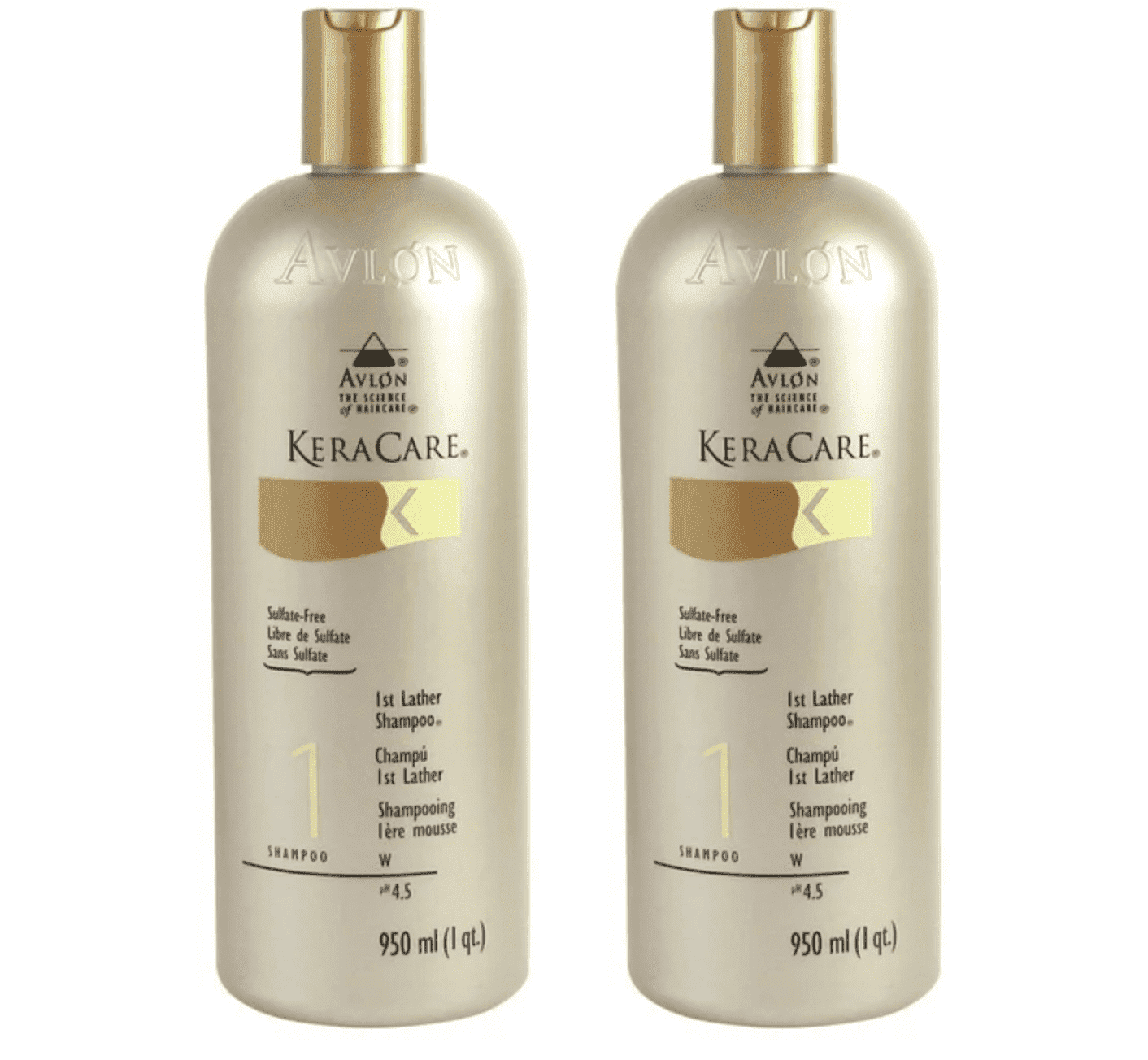 Avlon Keracare 1st Lather Sulfate-Free Shampoo 32oz (Pack Of 2)