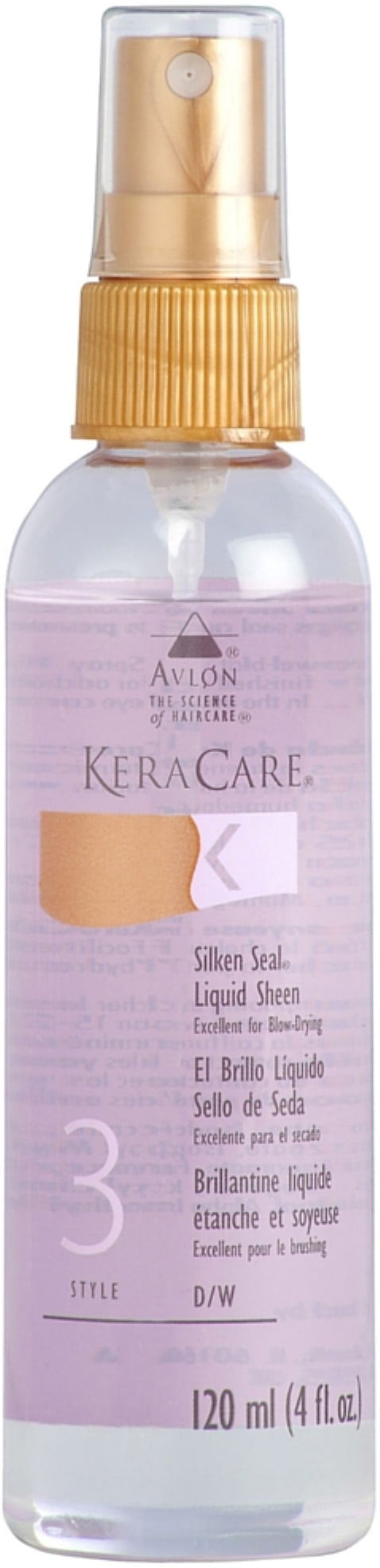 Avlon Keracare Silken Seal Liquid Sheen 4 oz (Pack of 2)