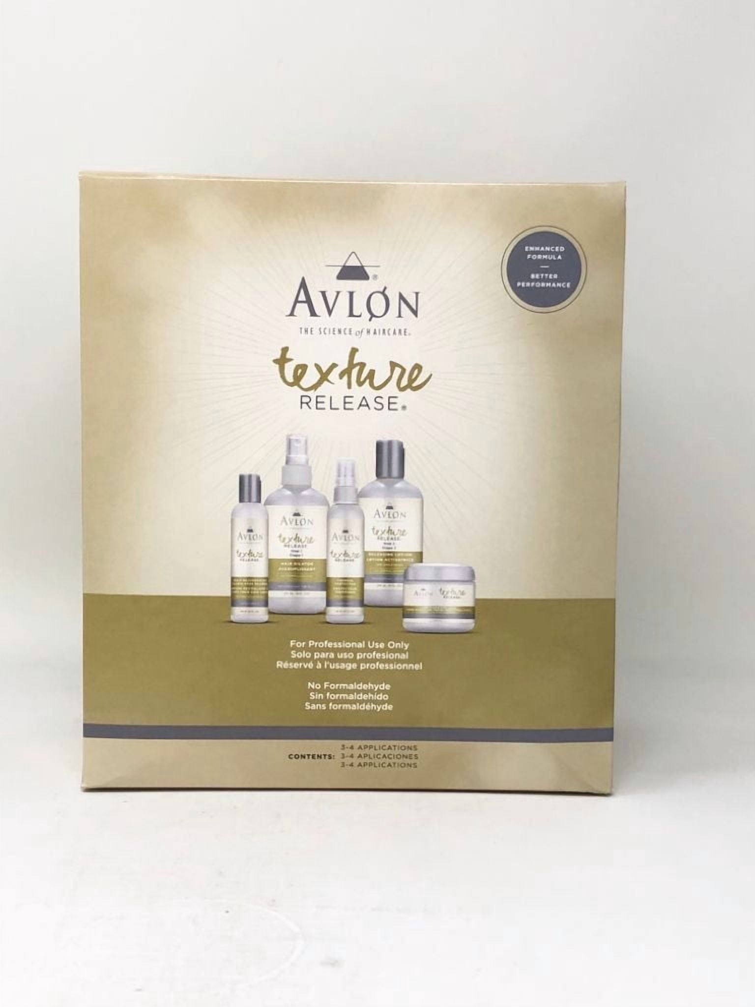 Avlon Texture Release Kit. No Formaldehyde