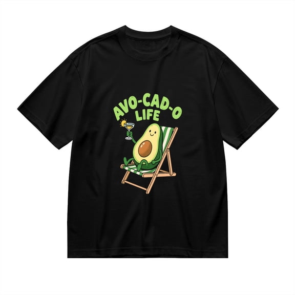 Avo-Cad-O Life, Avocado Print 1, T Shirt for Men, Vintage Graphic Tees Men, 23806947,M