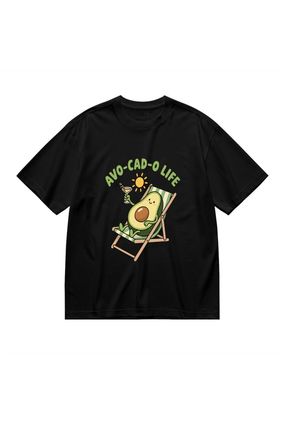 Avo-Cad-O Life, Avocado Print, T Shirt for Men, Vintage Graphic Tees Men, 23806953,3XL