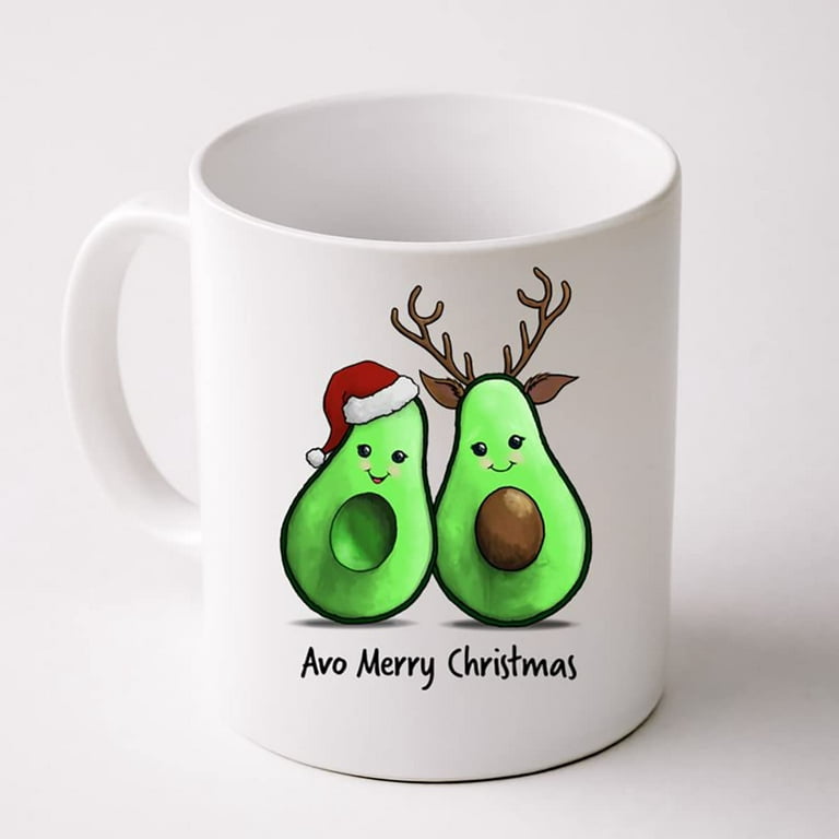 Avo Merry Christmas Classic Mug, Funny Christmas Gifts, Kids Christmas Mug,  Mug for Coffee Lovers Cute Xmas Cups Winter Holiday Mugs Xmas Coffee Cup  Family Parent Gifts 