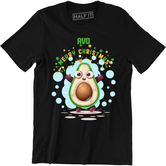 Avo Merry Christmas - Funny Avocado Xmas Men's Graphic T-Shirt
