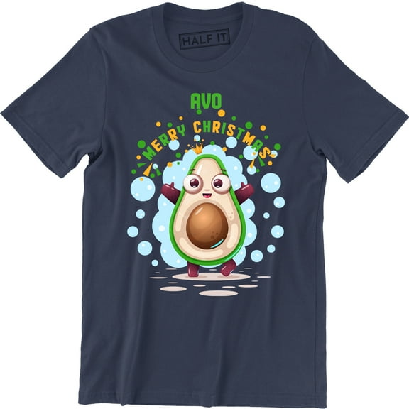 Avo Merry Christmas - Funny Avocado Xmas Men's Graphic T-Shirt