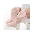 thumbnail image 1 of AvoDovA Baby Girl Stockings Knee-High Socks Infant Lace Bowknot Princess Cotton Long Tube Booties 0-4T, 1 of 2
