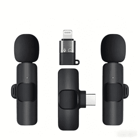 Avoben Wireless Mini Microphone for iPhone and Android Phones - Lavalier Microphone for Audio and Video Recording - Clip-on Microphone for Content Creators such as YouTube, TikTok, Podcasts, and Vlog