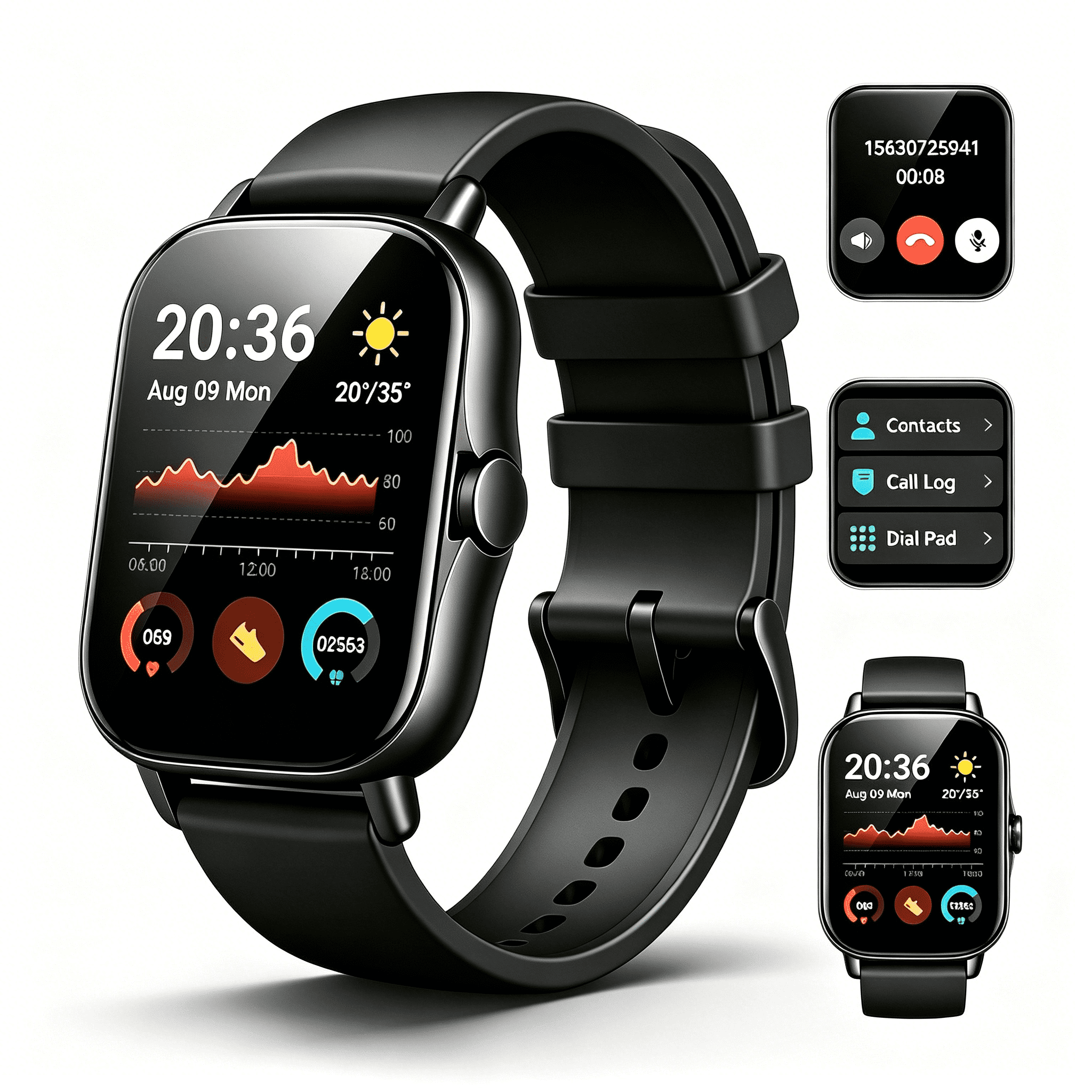 Fitbit, Charge 5 Fitness Tracker, FB421BKBK, Black Graphite