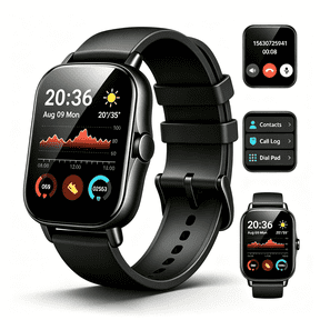 Avoben Smart Watch for Men Women Fitness,1.85" HD Touch Screen Fitness Tracker with Bluetooth Call, Fitness Watch with 110+ Sports Modes,Pedometer,Calorie Counter,IP68 Waterproof Smartwatch Compa