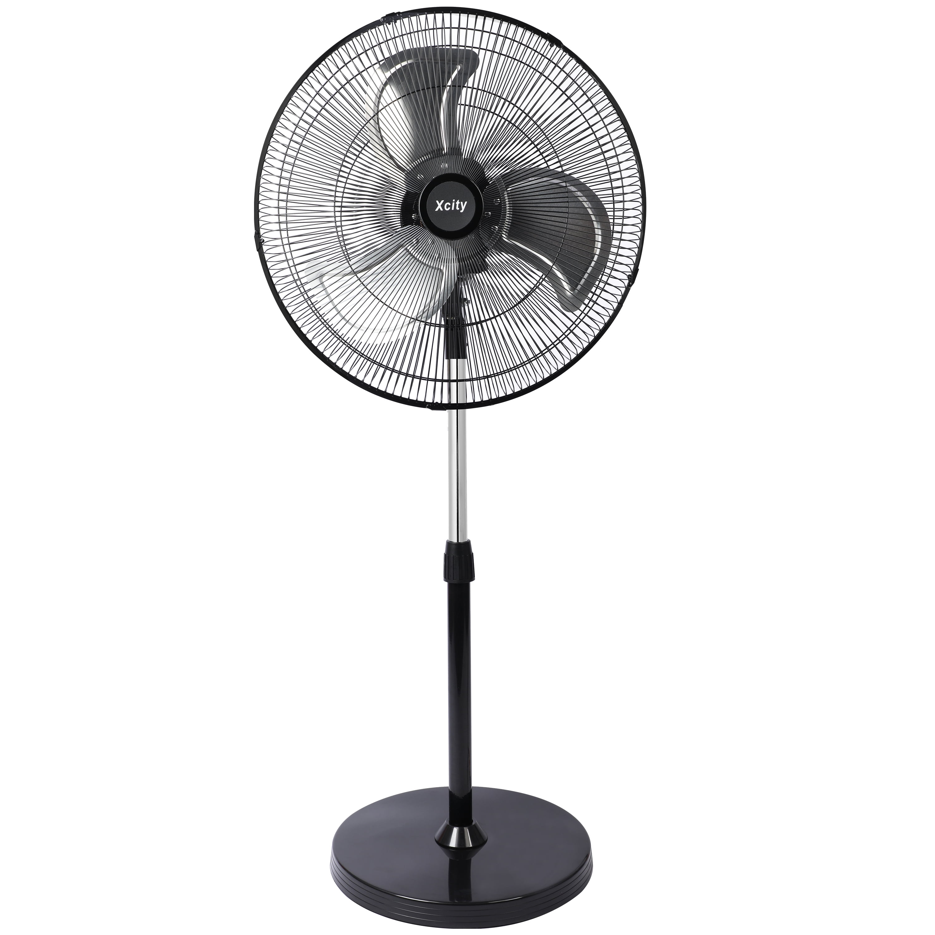 Avobird 18'' Industrial Oscillating Pedestal Fan, 3-Speed & 90° Tilt Height Adjustment Standing Fan for Bedroom/Offices/Workshop, Max 3100 CFM(Black)