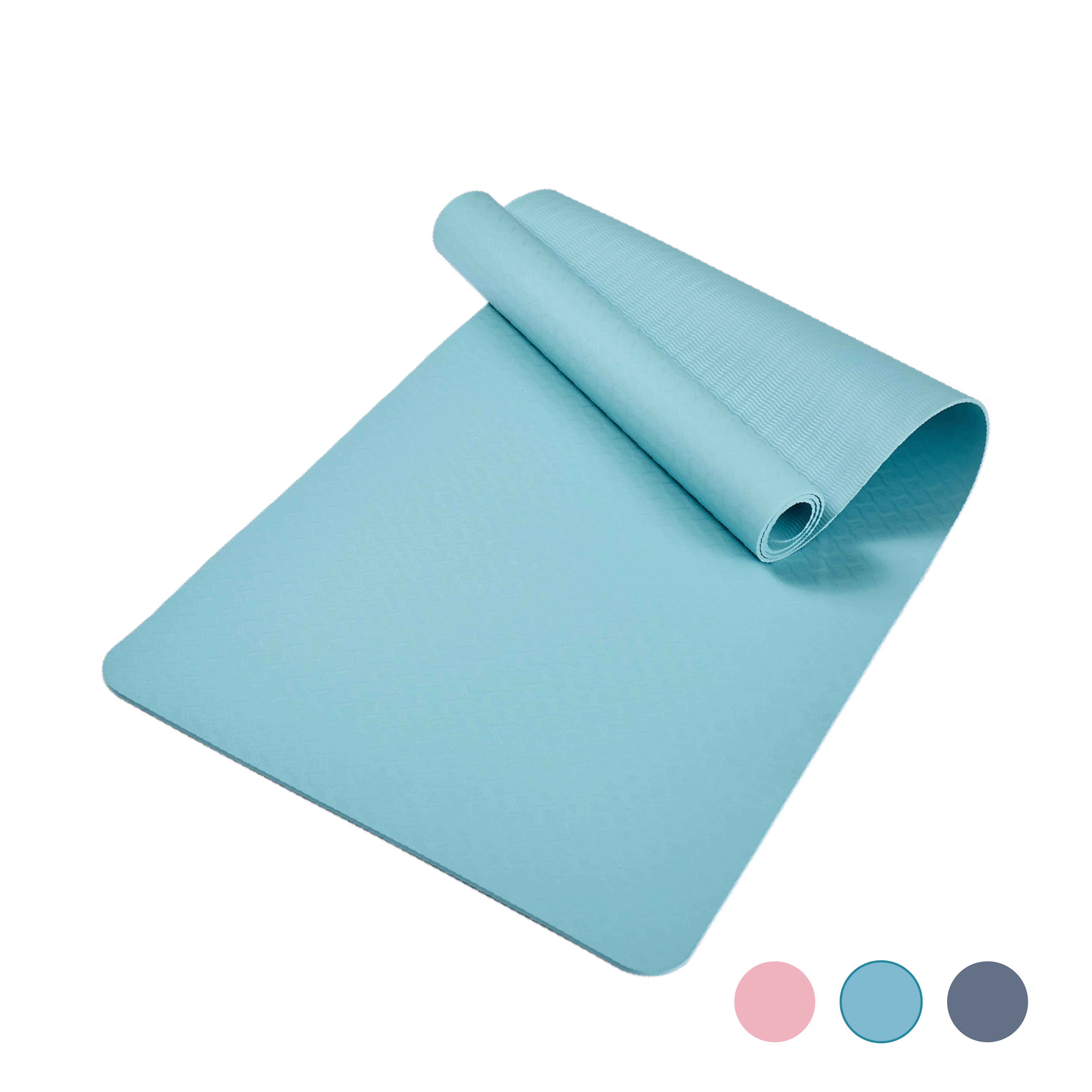 Avobird Yoga Mat, Non-Slip Design, Professional TPE Exericise Mat,72" x 24" 5mm Thick, Multi-Purpose Workout Mat for Women, Pilates Fitness and Floor Exercises(Green)