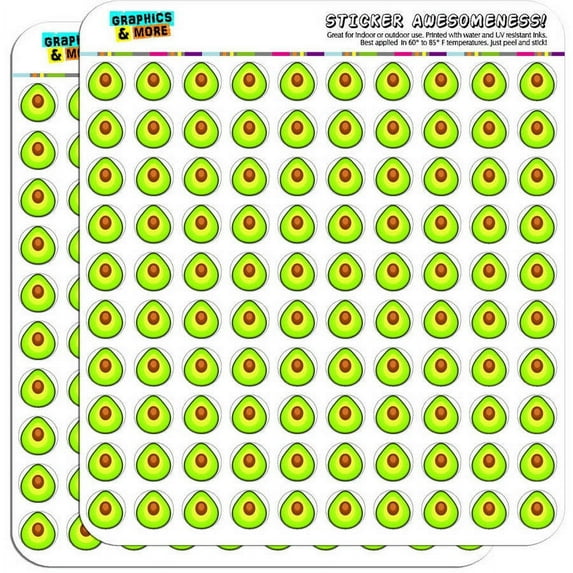 Avocado 200 1/2" (0.5") Planner Calendar Scrapbooking Crafting Stickers
