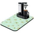thumbnail image 1 of Avocado Aesthetic Coffee Maker Mat - Strong Water Absorption Non-Slip Pad, Kawaii Fruit Print for Coffee Bars, 1 of 5