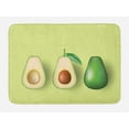 thumbnail image 1 of Avocado Bath Mat, Realistic Avocado Cut in Half Image with Brown Exotic Food Theme, Plush Bathroom Decor Mat with Non Slip Backing, 29.5" X 17.5", Green Pale Green Brown, by Ambesonne, 1 of 2