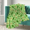 thumbnail image 1 of Avocado Blanket for Kids Super Soft Fuzzy Green Gifts Blankets for Boys Girls Children Room Fruits Throw Blankets for Bed Couch Sofa 50"x40", 1 of 6