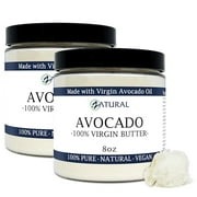Zatural Avocado Butter-100% raw ingredients-Only 2 ingredients-No artificial ingredients added- (2 Pack)