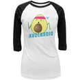 thumbnail image 1 of Avocado Cardio Avocardio Juniors 3/4 Sleeve Raglan T Shirt White-Black X-LG, 1 of 2