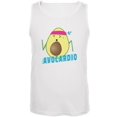 thumbnail image 1 of Avocado Cardio Avocardio Mens Tank Top White 3X-LG, 1 of 1