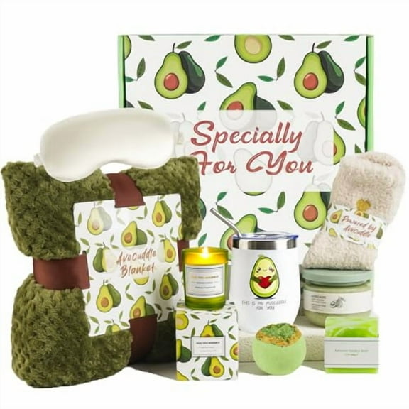 Avocado Care Package for Women, Self Care Gift Baskets, Get Well Soon After Surgery, Thinking of You, Valentines, Mothers Day$$Home Decor, Kitchen, & Other