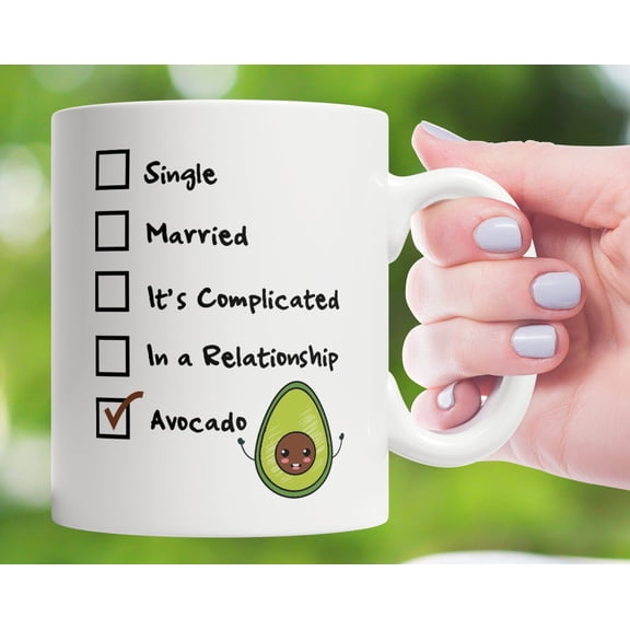 Avocado Coffee Mug Avocado Mug Avocado Gift Avocado Lover Gift Funny Avocado Gift Mug