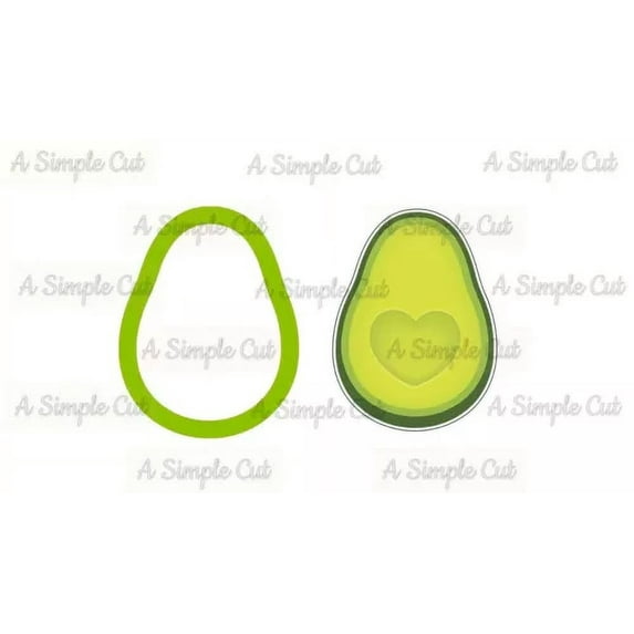 Avocado Cookie Cutter