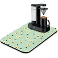 thumbnail image 1 of Avocado Design Coffee Bar Mat - Water Absorbent Non-Slip Counter Protector, Multi-Functional Drying Mat for Coffee Lovers, 1 of 5