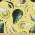 thumbnail image 1 of Ambesonne Avocado Fabric by the Yard Upholstery, Watercolor Summer Food, 2 Yards, Multicolor, 1 of 4
