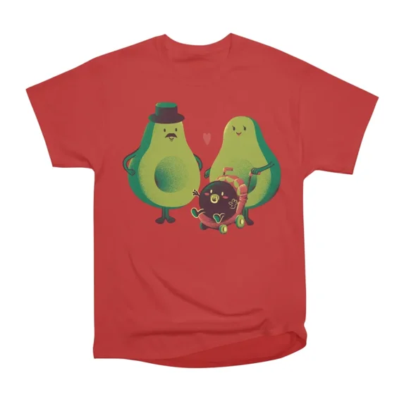 Avocado Family Best Mom Best Dad by Tobe Fonseca T-Shirt Tee Gift For ...