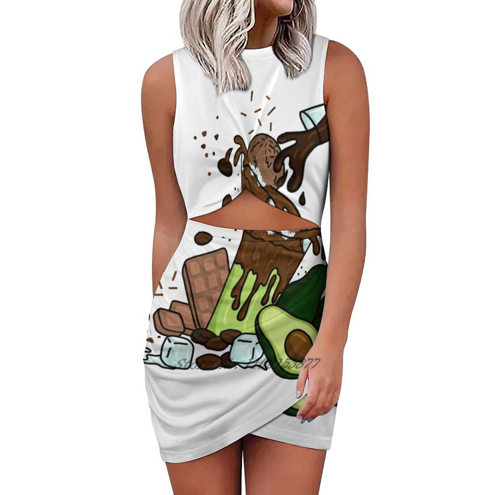 Tropical Palm Fronds Leaf Print Black And White Women's skirt Sport