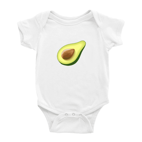 Avocado Fruit Funny Baby Romper Boy Girl Unisex