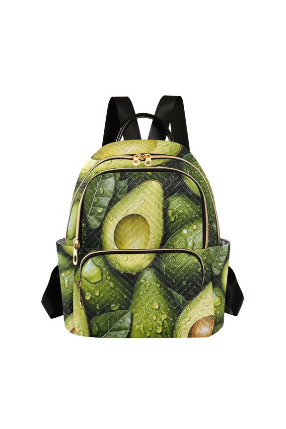Avocado Fruit Travel Laptop Backpack Casual Daypack Lightweight Bookbag Compartment for Business
