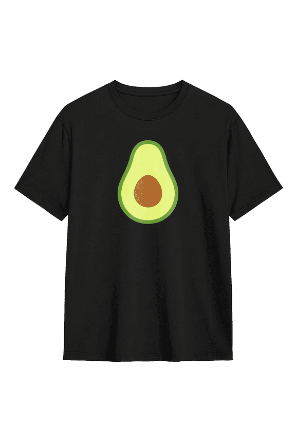 Avocado Fruit Vintage Graphic Tee for Men and Women, Fun BBQ Cotton Short Sleeves T-Shirt
