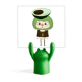thumbnail image 1 of Avocado Green Healthy Delicious UU Memo Holder Cartoon Animal Frog Stand Decoration, 1 of 3