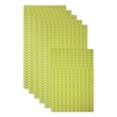 thumbnail image 1 of Avocado Green Herringbone Print Fridge Fabric Liner 12x24 (Set of 6), 1 of 2