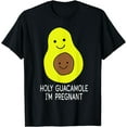 thumbnail image 1 of Avocado Guacamole | Holy Guacamole I'm Pregnant | Guacamole T-Shirt, 1 of 3