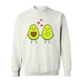 thumbnail image 1 of Avocado Halves  Holding Hands Sweatshirt Men -Image by Shutterstock, Male 4X-Large, 1 of 4
