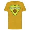thumbnail image 1 of Avocado, Heart Shape T-Shirt Men -Image by Shutterstock, Male 3X-Large, 1 of 2