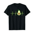 thumbnail image 1 of Avocado Heartbeat T-Shirt Avocado Shirt Gift Vegan Men Women, 1 of 5